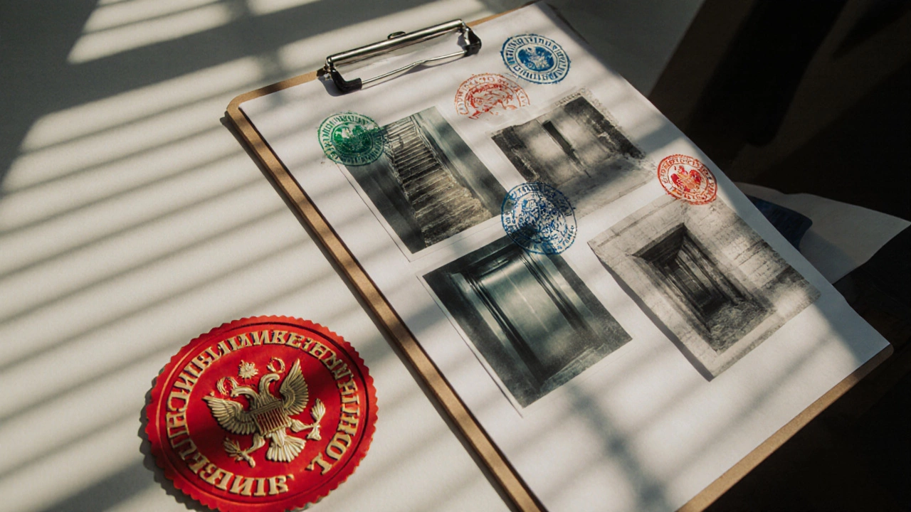 Инспектор проверяет доказательства нарушений со стороны управляющей компании.