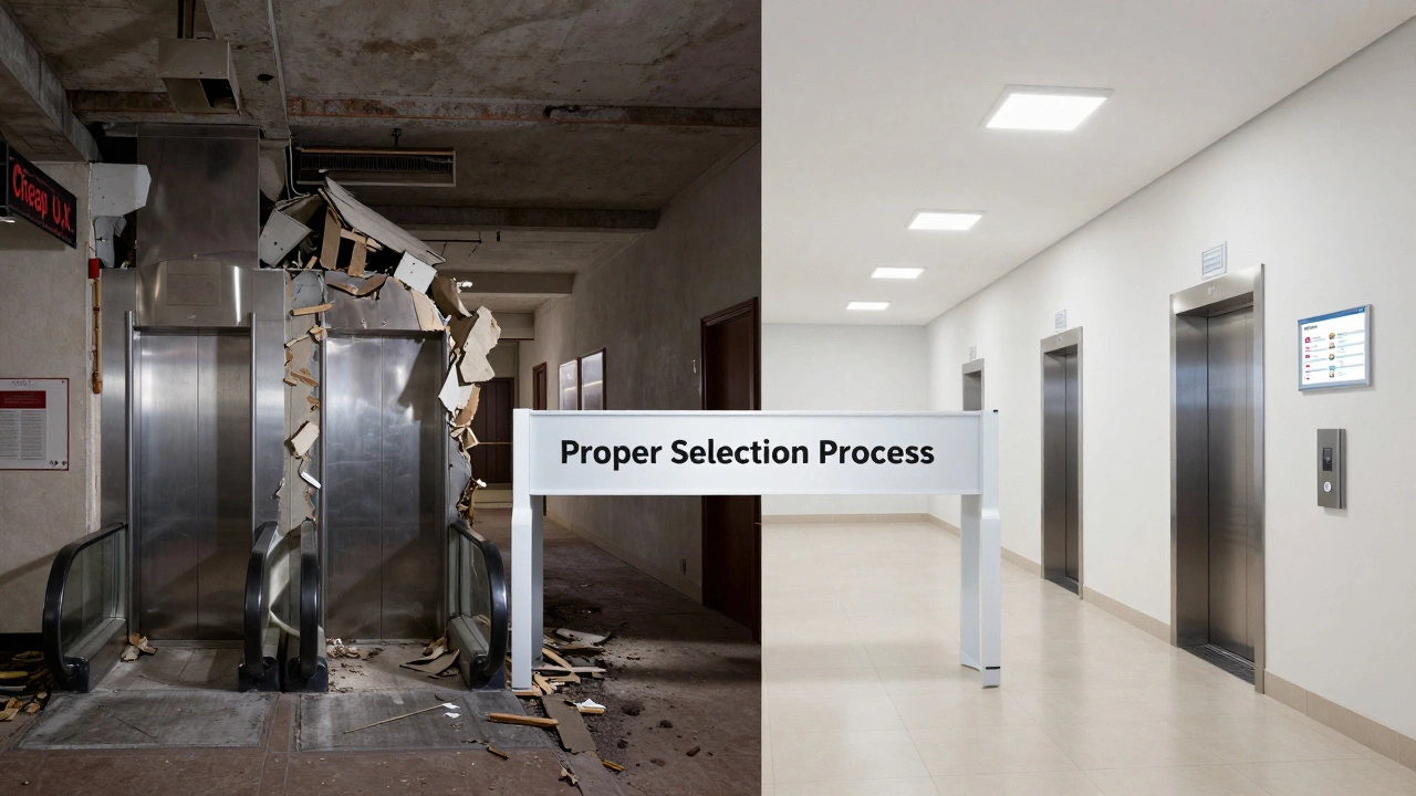 Дом в двух состояниях: разрушающийся из-за плохого управления и хорошо обслуживаемый благодаря прозрачному контролю.