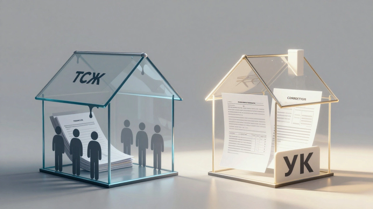 Дом разделяется на два пути: один с тайной и протечками, другой — с прозрачностью и светом.