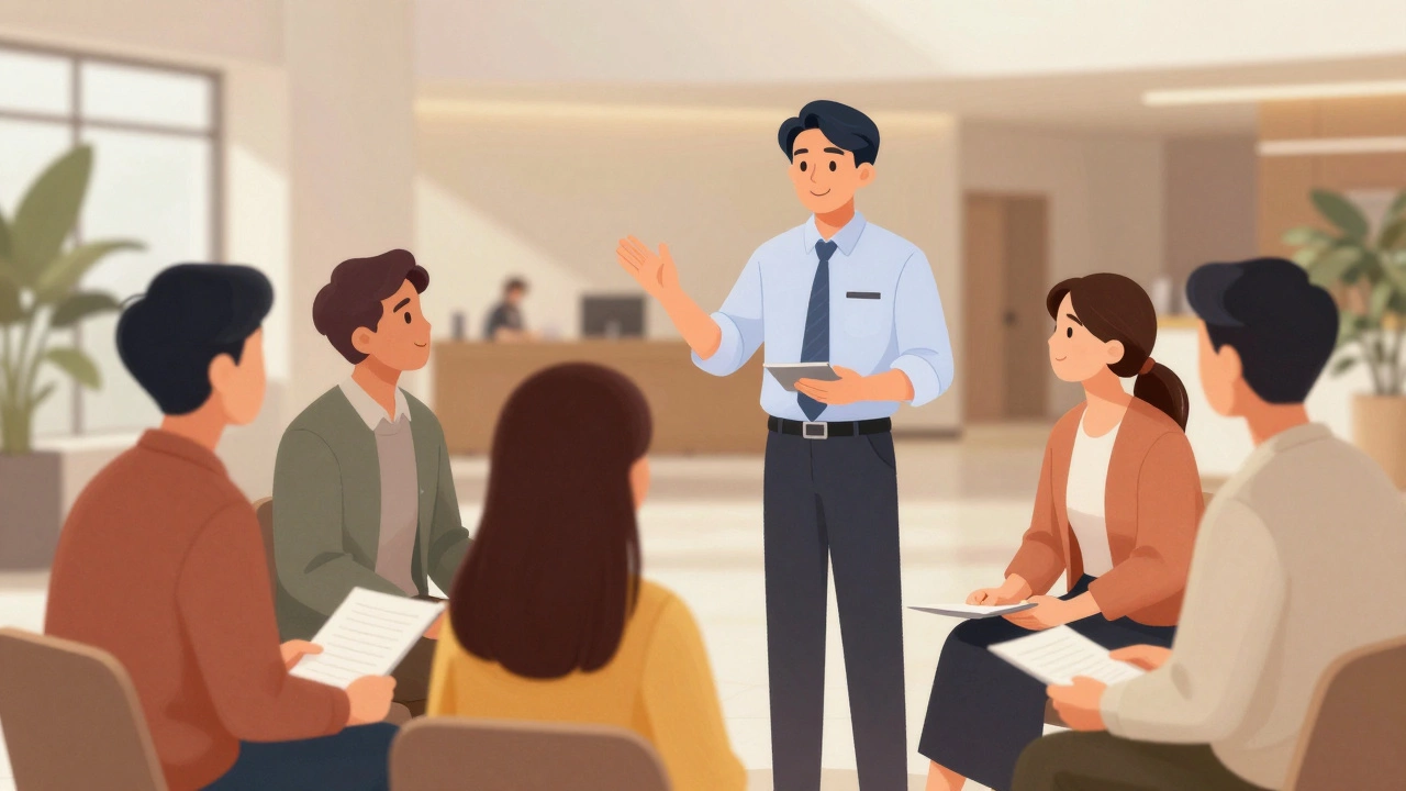 Обсуждение вопросов жильцами с управляющим домом