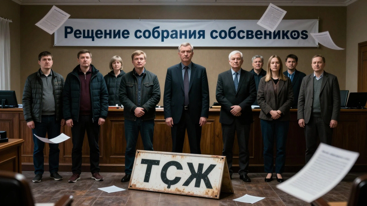 Жильцы выступают в суде Санкт-Петербурга, требуя перехода от ТСЖ к управляющей компании.