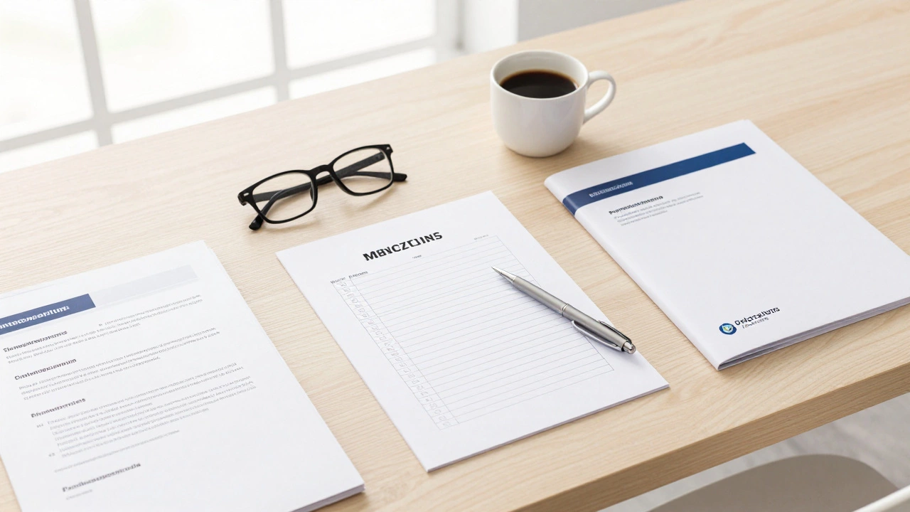 Документы и предложения от управляющих компаний на столе