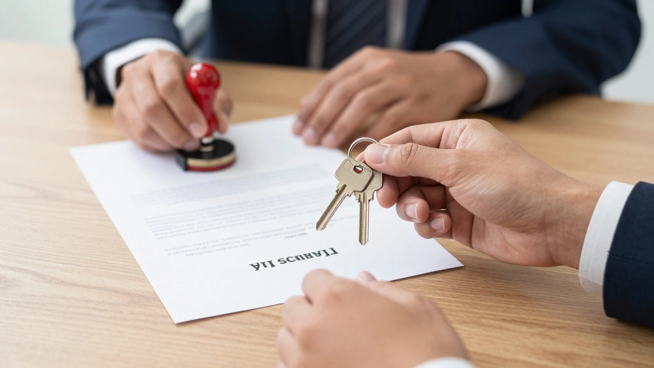 Передача ключей и печати ТСЖ от старого председателя новому руководителю